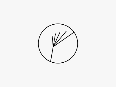 Tallgrass clean grass icon logo minimal modern nature simple