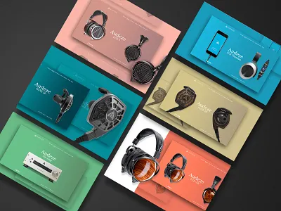 Audeze Headphone Landing page audeze beats clean ui creative earphones headphones homepage landing page minimal minimalism modern design product design typogaphy ui user experience design user interface design ux visual design web web design