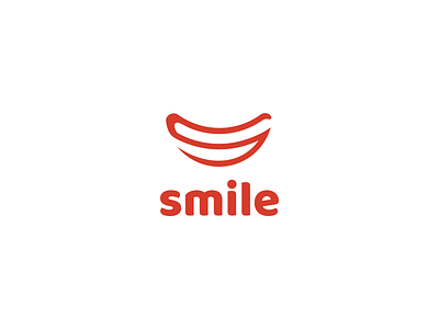 Smile logo concept brand branding design graphic illustration logo typography ui ux vector