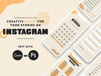 Instagram Story Games Template graphic design instagram instagram stories instagram template
