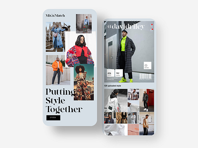 MixMatch adobe xd adobexd app design fashion fashion app fashion design style style app ui uidesign uiux user experience user experience design ux
