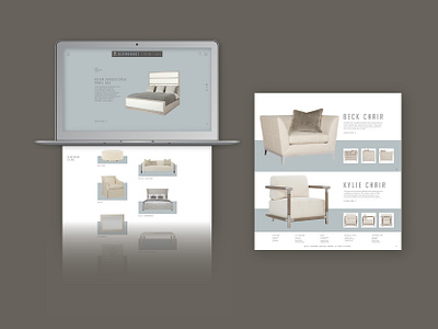 Bernhardt Furniture Website advertising branding branding design clean conceptual rebrand design furniture illustration illustrator indiana layout mobile modern online pentool vector web