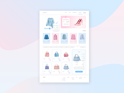 Online cloth, shoes and bag store, Desktop version bags clothes shoes shop shopping ui user user experience user interface user interface design userinterface ux ux design uxdesign