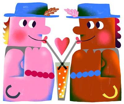 Love Is Love character colorful editorial editorial illustration flat illustration lgbt lgbtq pridemonth