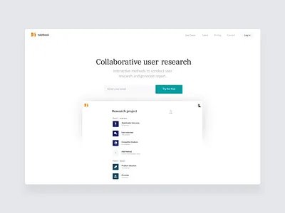 📙 - Landing Page app charts clean gif landing landingpage research ui ux web website