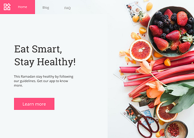 Landing Page Design css food html html css html5 landing page recipe ui uiux ux web web ui web ui ux websites