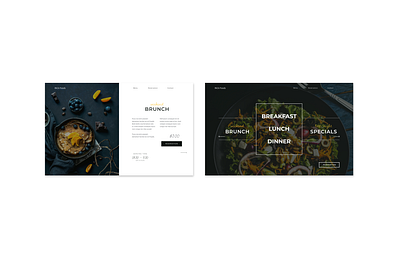 INCA Foods | Landing page & single detail animation clean design css grid flexbox minimalism mobile design responsive responsive design restaurant restaurant branding webdesign