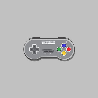 Super Nintendo Controller benin cotonou covid19 design game illustration nigerian nintendo retrogame supernintendo vector
