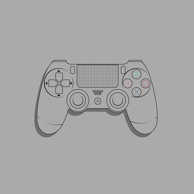 Playstaion 4 controller beautiful benin cotonou design illustration lines nigerian playstaion4 ps4 vector
