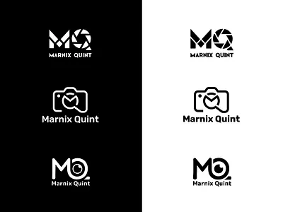 Design concepts for photography logo logo logo design logotype monochrome monogram mq