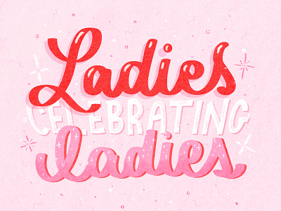 Galentine's Day design feminism illustration lettering lettering art typo typography wacom woman woman illustration