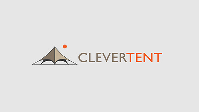 CLEVERTENT Logo adobe art branding color design graphic illustration logo vector web