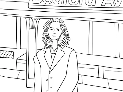 Day 2 doodle doodleart doodles drawing illustration line lineart linework portrait