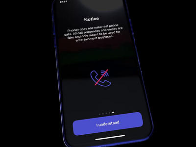 Phoney Onboarding 3d animation app design fun interaction ios iphone ixd mobile onboarding oobe permissions phone phone call render ui ux video visual design