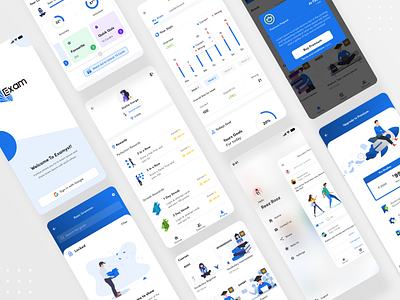 Quiz App 100 daily ui app design illustraion logo premium product profile quiz statistics ui ui design uiux ux vector