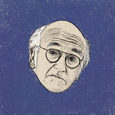 LD2 canada comedy curb your enthusiasm digital portrait illustration ipad larry david ld ontario ottawa portrait procreate