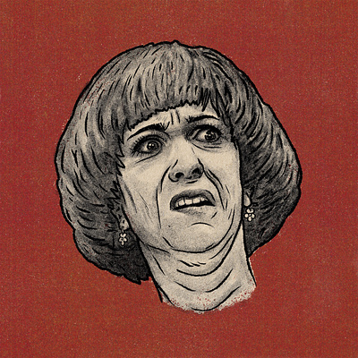 Target Lady beat tones canada comedian digital portrait illustration ipad ontario ottawa portrait procreate snl target true grit texture supply