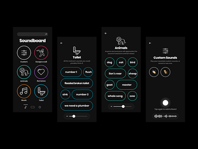 Soundboard App ui ux