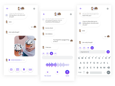 Chat App product design ui ux