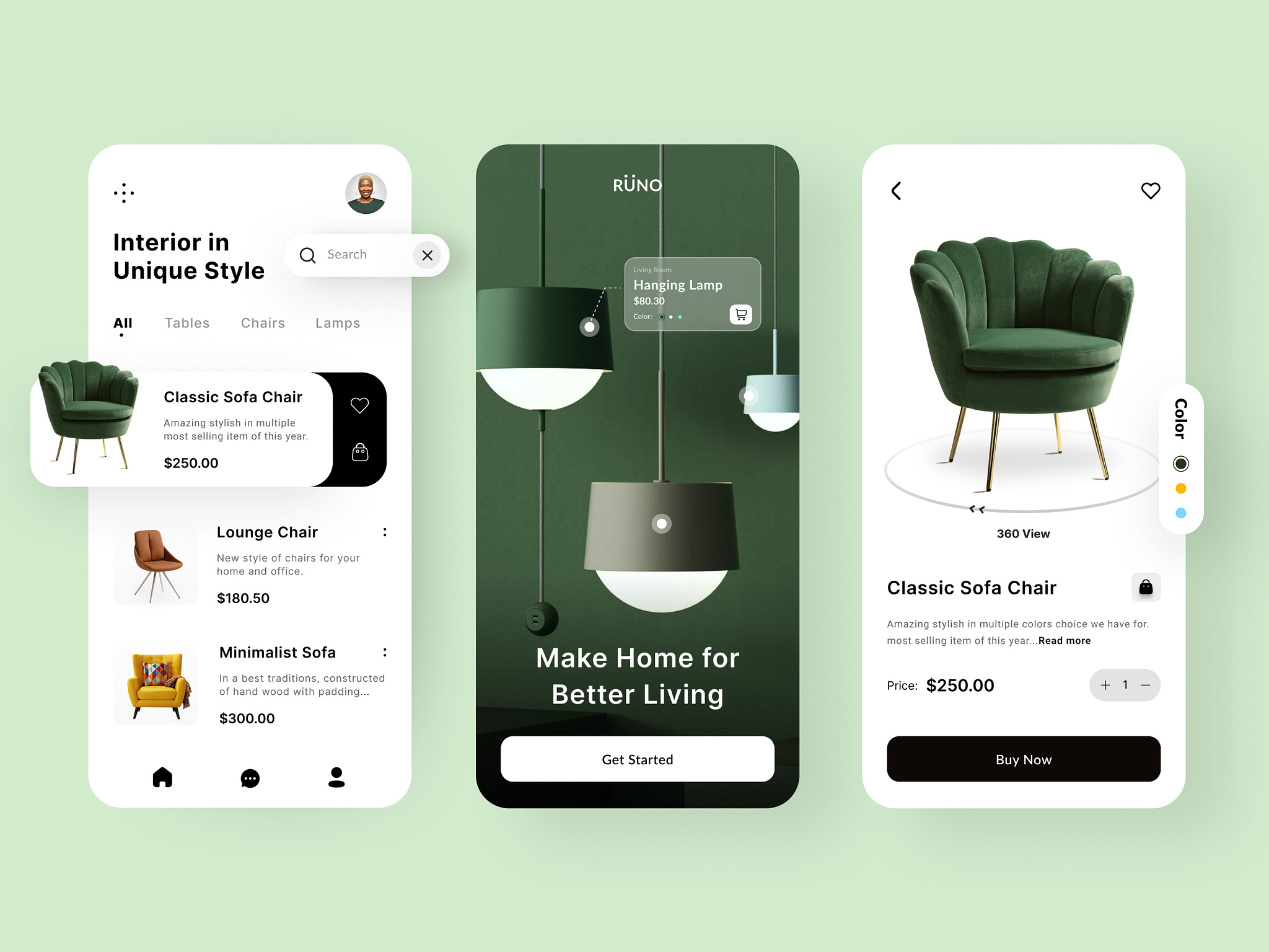 Interior Decor App Design by MQoS UI/UX for MultiQoS on Dribbble