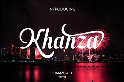 KHANZA FONTS branding design flat font font awesome font design illustration typography vector website