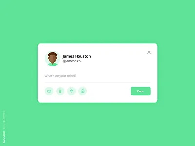 Daily UI 081 - Status Update 081 daily 100 challenge dailyui dailyui081 dailyuichallenge design illustration post statusupdate ui uidesign uiux userinterface uxdesign webdesigner