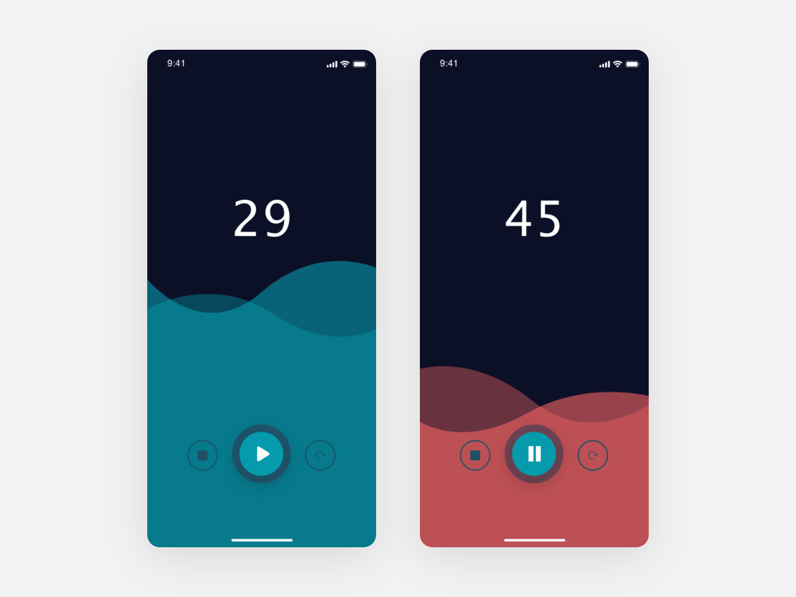UI Challenge: Countdown Timer by Patricia Himawan on Dribbble