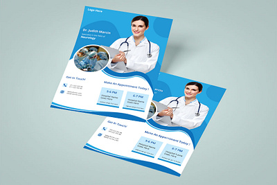 Doctor flyer banner banner ad branding branding design design flyer design illustration poster design print ad web