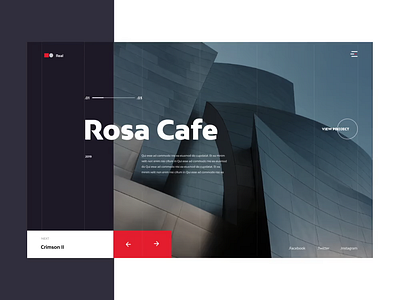 #98- Dark Theme Architecture Website Animation animation architecture dashboard housing interaction landing page minimal modern motion motion design movie