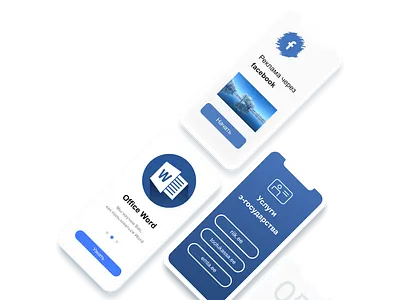 Online literacy app blue illustration it minimal ui ux web webdesign website