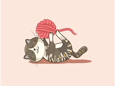 Cats artwork illustration illustrator logo vector