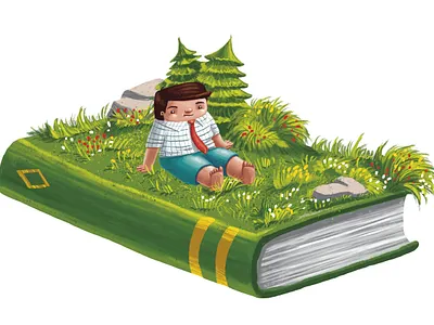 The Reading Break Project marketing campaign advertising books corporate cute design graphic design icon illustration