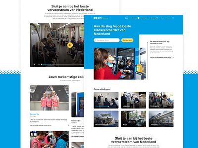 GVB - Vacancies amsterdam careers page public transport vacancies web