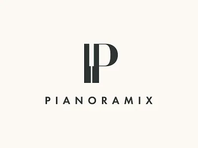 Pianoramix Logo & Artwork Designs branding classical music graphic design logo logo designer logomark logos minimalist monogram music piano remix simple sportify playlist typography