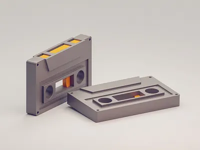 Tapes 3d blender blender3d clean cycles illustration industrialdesign lowpoly nostalgia render