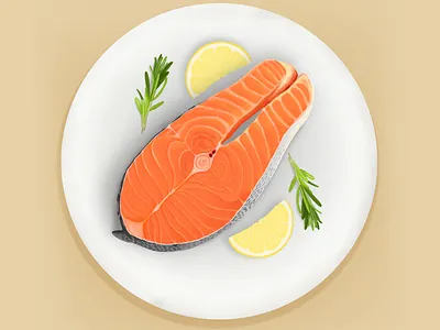 Salmon concept illustration salmon vector