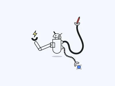 March-mellow abstract abstract art abstract design adobe illustrator android artist artwork illustration illustration art illustrations illustrator robot vector