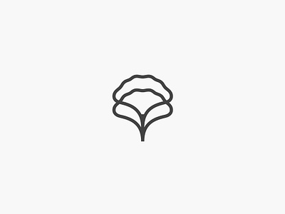 Gingko Biloba Mark brandmark brandmarkdesign floral gingko gingkobiloba holgersson icon icons logo logo design logodesign logomark logomarks logotype mark nature studioholgersson