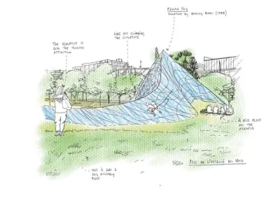 Sketch of Barcelona 01 barcelona hand drawn sketch sketchbook