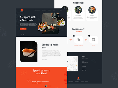 Koi Sushi Bar creative design dribbble figma sushi sushibar ui ux webdesign work