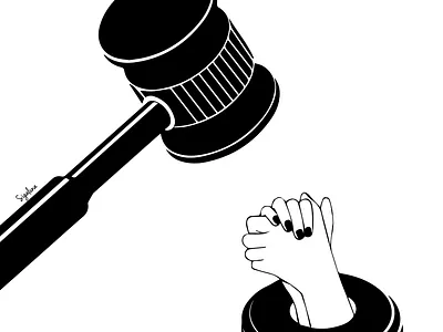 Praying for justice in Israel blackandwhite concept design coronavirus design digital digital drawing digitalart hammer illustration illustration art illustrations illustrator judge justice justice league justiceleague logo uidesign