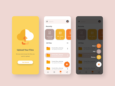 DailyUI | File Upload app design ui ux ui design