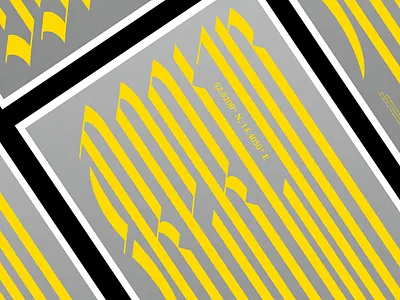 Font Exploration blackletter condensed font font illustration lettering poster art poster exploration type type poster typography