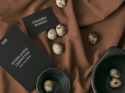 Chamba Nordic brandidentitydesign brandimage branding branding and identity branding design chamba content creation danmark design easter egg handcrafted holgersson identity identity designer identitydesign logo photography pottery socialmediacontent studioholgersson