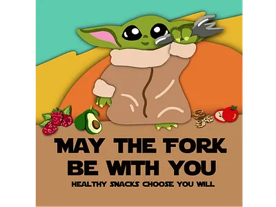 May the fork be with you! may the 4th star wars yoda