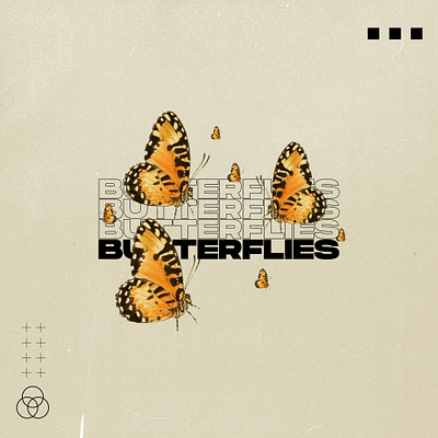 Butterflies album art art direction butterflies cover art design graphic design
