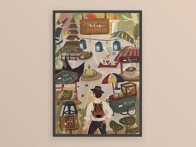 Eat N Eat Poster Design Competition adobe photoshop freehand drawing illustration