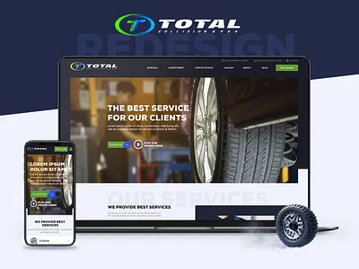 Auto body shop website ui design ux design web design