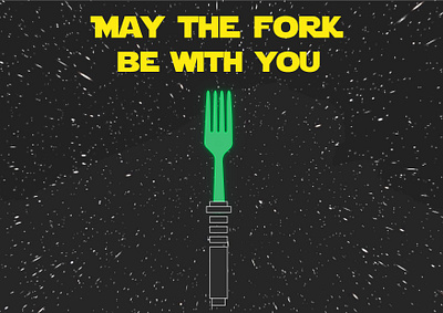 Happy my the 4th folks! dribbble best shot flat design funny illustration illustration illustration art illustrator joke personal project pun star wars day starwars vector art