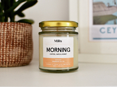 Milis Packaging candle candle packaging color colour design home decor household ireland minimal modern packaging packaging design packagingdesign packagingpro type typography